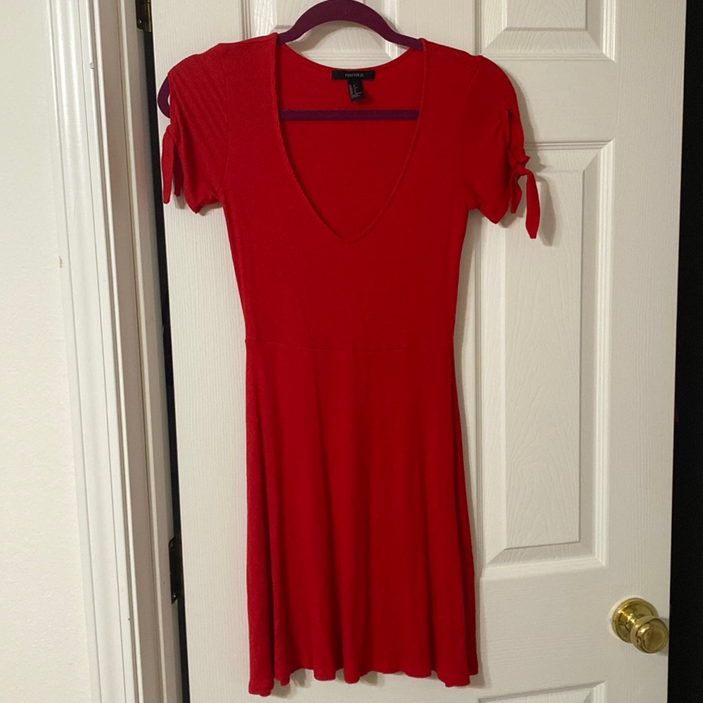 Red forever 21 dress